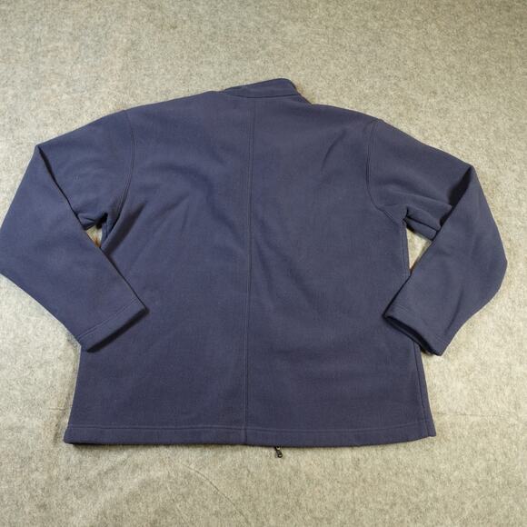 Patagonia Jacket Mens Large Micro Synchilla Full Zip Fleece Knit Blue - Picture 5 of 9